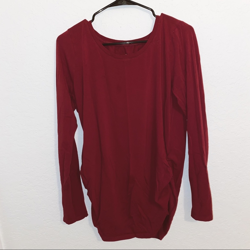 Long Sleeve Maternity Shirt